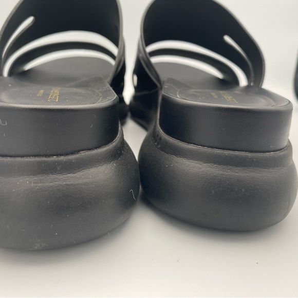 Cole Haan Leather Sandals | Size 6.5 | Comfy & Stylish – Gently Worn Black-wedge - Picture 6 of 14